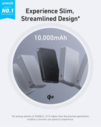 Anker MagGo Power Bank, 10,000mAh Qi2-Certified 15W Portable Charger
