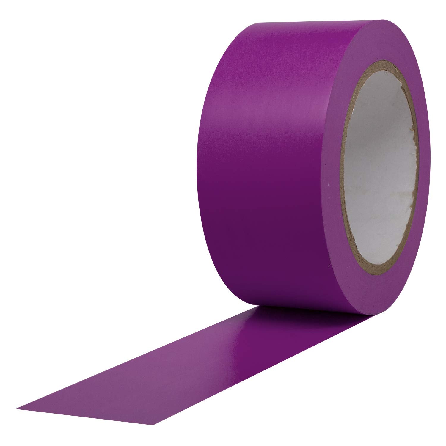 PRO Tapes & Specialties Pro 50 Premium Vinyl Safety Marking and Dance Floor Splicing Tape, 6 mils Thick, 36 yds Length x 2" Width, Purple (Pack of 1)