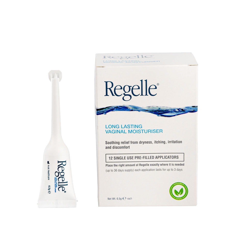 Regelle Vaginal Moisturiser – 12 Single-Use Pre-Filled Applicators – Long-Lasting Hydration & Comfort – Non-Hormonal, HRT-Compatible