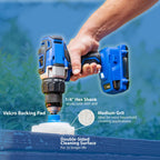 RotoScrub 7 Pack Drill Brush Set for Deep Cleaning, Scratch Resistant, Bathroom, Oven, Countertops, Sinks, Soap Scum, Tile, Boats, Patio Furniture & More