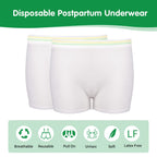 12 Pack Mesh Underwear Postpartum Must Have Hospital Provide Washable Breathable Undies for Delivery, Surgical,Traveling (L/XL(13-39 in)) White