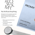 ProMix Nutrition Whey Protein Powder, Unflavored - Grass-Fed - ­Post Workout Fitness & Nutrition Shakes, Smoothies, Baking & Cooking Recipes - Gluten-Free & Keto-Friendly - 2.5 Pound (Pack of 1)