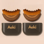 Aeki Lymphatic Contour Face Brush - Reduces Puffiness & Restores Definition, Aeki Lymphatic Face Brush, 100% Gentle & Soft on Skin | Naturally Sculpted Look,Aekii Facial Brush (2 Set)