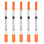 Lab Liquid Dispensing Supplies 31Ga 1.0 cc/mL-U-100,5/16" 8mm Individually Wrapped,Box of 100