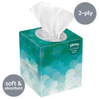 Kleenex® Professional Facial Tissue Cube for Business (21271), Upright Face Tissue Box, 6 Bundles / Case, 6 Boxes / Bundle, 36 Boxes / Case