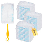 30 Count Duster Refills Compatible with Dusters 180° Handle Dusters, 180° Heavy Duty Multi-Surface Duster Replacement with 1 Standard Handle, Unscented