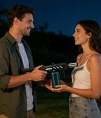Powerful Propane Torch with Detachable Design, Kitchen Blow Torch Gun with Adjustable Flame, Torch Burner Flamethrower for BBQ, Charcoal Lighter, Campfire, Weeding (Tank Not Included)