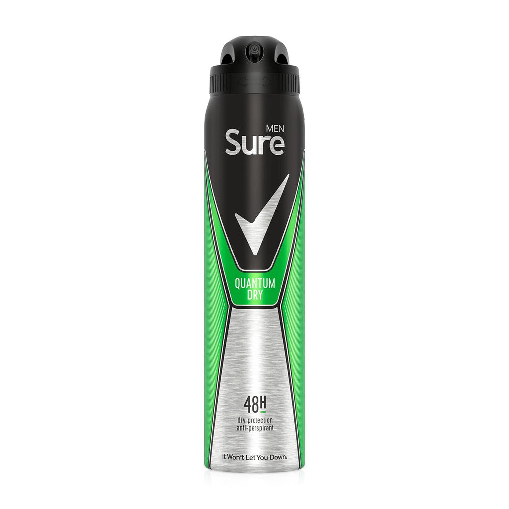 Sure Cotton Dry 48h protection against sweat and odour Anti-perspirant Aerosol MotionSense technology deodorant 250 ml