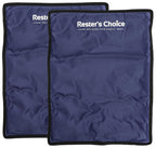 2 Pack Large Ice Packs for Injuries | 11" x 14.5" | Hot & Cold Pack | Reusable Gel Pack, Durable Construction, & Flexible When Frozen (Dark Blue, 11x14.5 Inch (Pack of 2))
