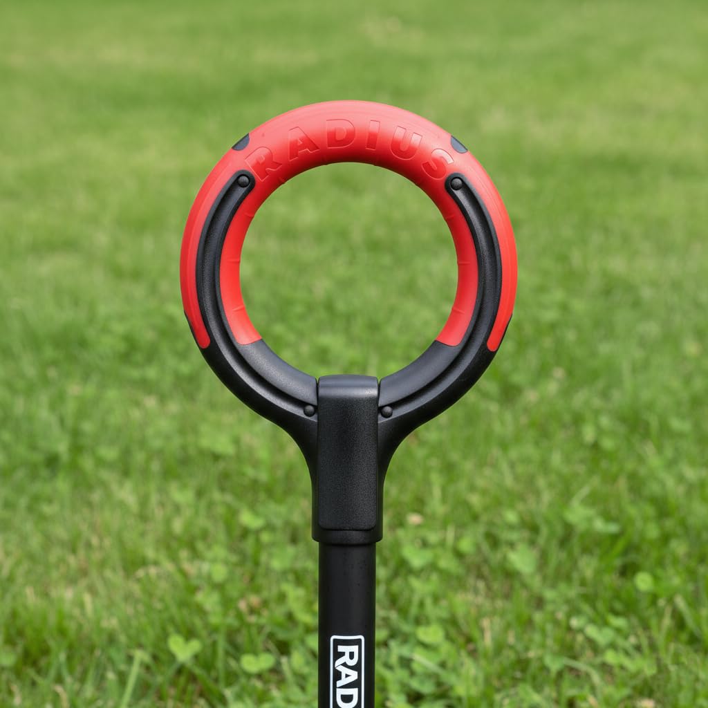 Root Slayer RS220 Heavy Duty Garden Shovel, Serrated Blade, Black