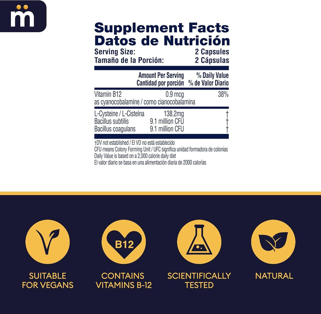 Myrkl Unique Pre-Drinking Supplement for Liver Health Support, Helps Morning Energy with High-Performing Probiotic, L Cysteine & Vitamin B12, Social Evening, Party & Vacation Essentials, 30 Capsules