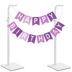 pickpiff Adjustable Purse Display Stands - White Tabletop Display Holder for Handbags, Wreaths and Banners, for Home Closets, Retail Displays and Vendor Booths (2-Pack)