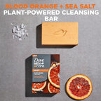 DOVE MEN + CARE Cleansing Soap Bar 4 Count to Rebuild Skin in the Shower Mixed Formulated Plant Based Ingredients 3.51 Oz