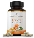 Florida Herbal Pharmacy Apricot Supplement Capsules 10:1 (120 Capsules) 500 mg per Capsule, 1000 mg Serving