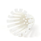 TubShroom Toss 21pk Disposable Bath Tub Drain Strainers - Hair Catcher Snare for Shower Bathtub to Prevent Clogged Drains, Traps Human and Pet Hair, One Year Supply (White)