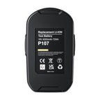 Upgraded 4000mAh 2Packs Replace for Ryobi 18V P107 Battery Compatible with Ryobi 18V Battery ONE+ P102 P103 P104 P105 P107 P108 P109 P189 PBP005 PBP006 PBP2005 P190 P197 Cordless Power Tools System