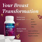 Bosom* Breast Enhancement Capsule | Butt Growwth & Breast Enhancement Capsules for Slim Waist, Bigger Butt & Bigger Breast | All-in-1 Capsule for Fast Booty & Breast Growth | 30 Count