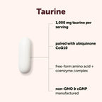 Micro Ingredients Taurine 1,000 mg with Coq10 | Free-Form Taurine Supplement with MCT Oil | Amino Acids for Exercise Energy & Heart Support* | 400 Softgels, Non-GMO