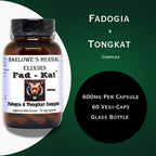 Fad-Kat Fadogia Agrestis and Tongkat Ali | 600mg Per Capsule | Support for Athletic Performance | 60 Veggie Capsules | Stearate-Free