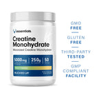 Bucked Up Mango Pineapple Creatine for Women and Men - Easy to Mix Vegetarian - Flavored Creatine Monohydrate Powder - Made in USA - 5G Per Serving - 50 Servings - 250 Grams Per Container