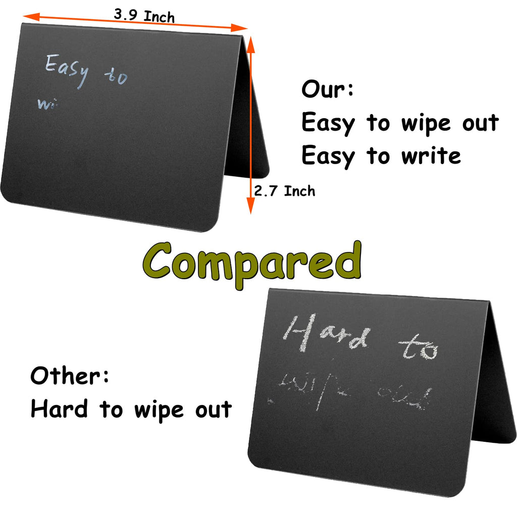 20PCS Mini Chalkboard Signs for Food, Reusable and Reserved Table Signs, Food Labels for Party Buffet, Easy to Write and Wipe Out, Catering Supplies Buffet Display, Place Cards