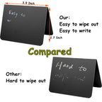 20PCS Mini Chalkboard Signs for Food, Reusable and Reserved Table Signs, Food Labels for Party Buffet, Easy to Write and Wipe Out, Catering Supplies Buffet Display, Place Cards