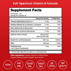 USDA Organic Vitamin B Complex Liquid Drops Sublingual B12 Methycobalamin | B1, B2, B3, B5, B6, B7, B9 | Methylated B Vitamins Complex for Women & Men | Biotin, Niacinamide, Folate & Folic Acid, 2oz