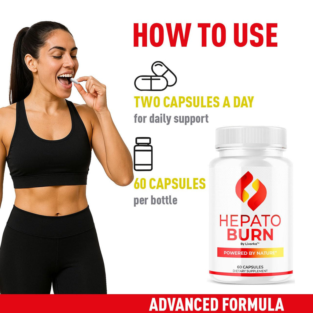 (2 Pack) Hepato Burn Capsules - HepatoBurn Pills Supplement Support, Hepatoburn Advanced Formula - All Natural Vitamin Energy and Wellness, Hepato Burn Premium Formula, 120 Capsules for 2 Months