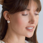 Big Faux Pearl Clip On Earrings for Women - Extra Large Statement Clip Ons