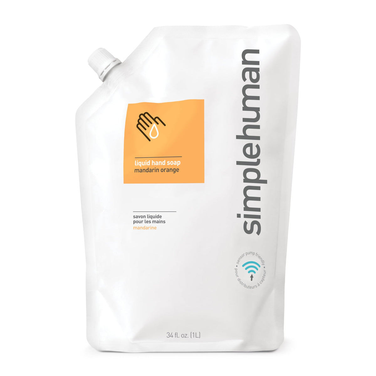 Simplehuman For Color Guide simplehuman Mandarin Orange Moisturizing Liquid Hand Soap Refill Pouch ...