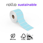Rollo Direct Thermal 2x1 Sticker Labels - Roll of 1,000 Labels (Yellow)
