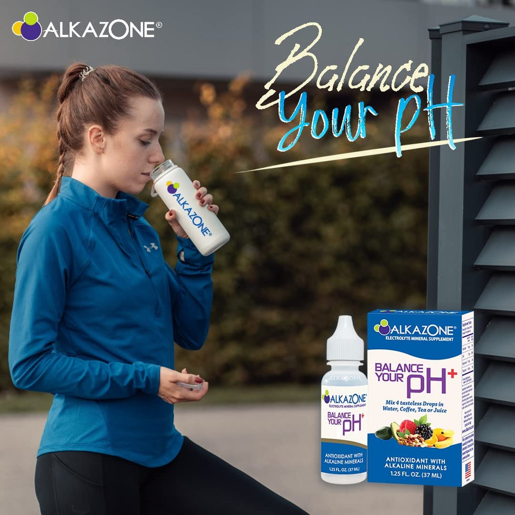 Alkazone Balance Your pH Plus Antioxidants Alkaline Mineral Drops Enhance Your Hydration with Every Drop!
