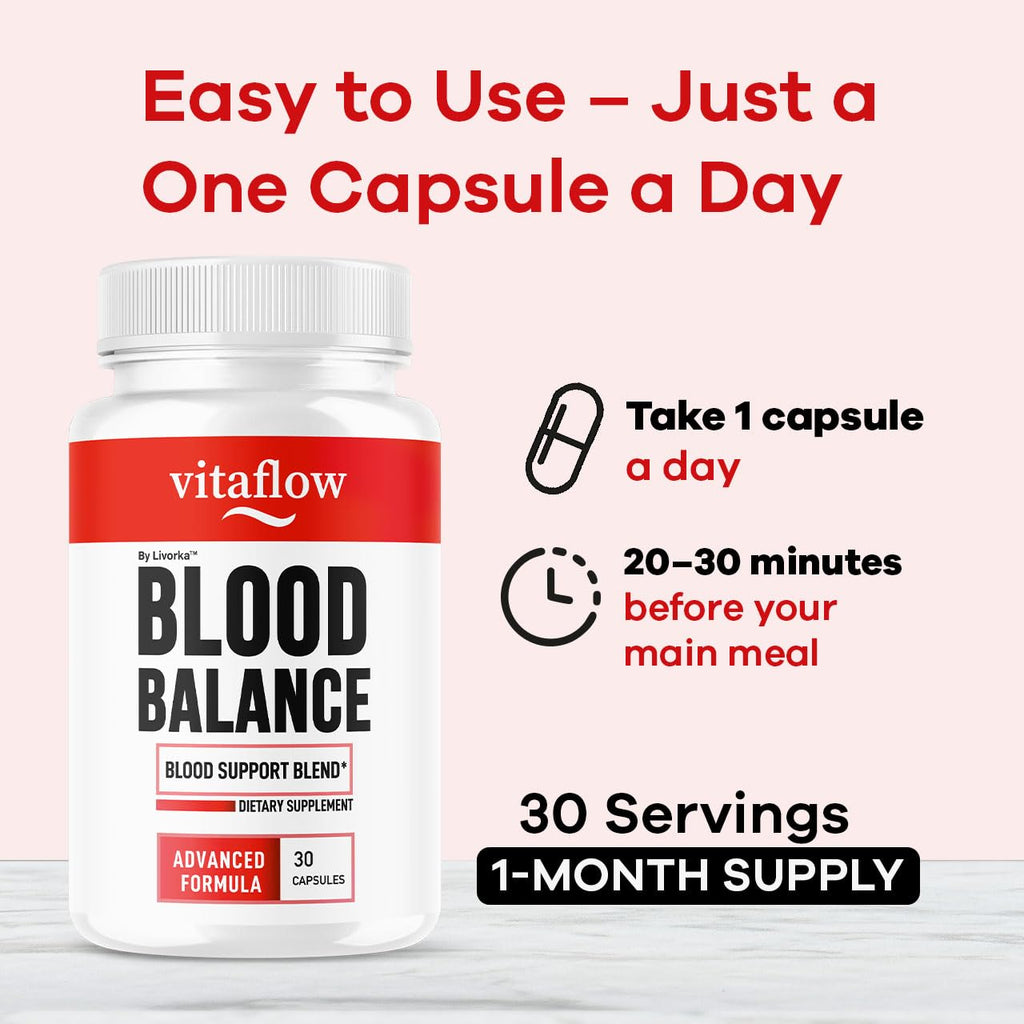 (3 Pack) VitaFlow Capsules - Official Balance Supplement Support Capsule, Vitaflow All Natural Premium Advanced Formula, Vita Flow Pills Balance Support, 90 Capsules for 3 Months