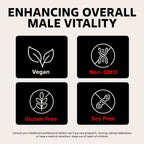 EPIC-T Testosterone Support for Men | Clinically Studied Testosurge® Fenugreek | B-Complex, Zinc, Boron, Rhodiola | Vegan, Non-GMO | 60 Capsules