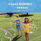 JOYIN 32 oz Bubble Solution Refills (Close to 1L/ 2.5 Gallon), Concentrated Solution for Bubble Machine, Wands, Blower, Easter (Red)