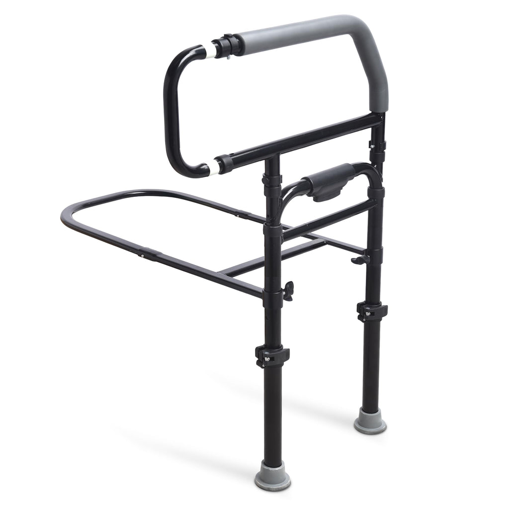 Sangohe Bed Rails for Elderly Adults Safety - Heavy Duty Bed Rail for Senior & People Falling Out of Bed - Bed Rail for Elderly, Height Adjustable, Fits Thick Mattress, Hold up to 300 Lbs, 504Q