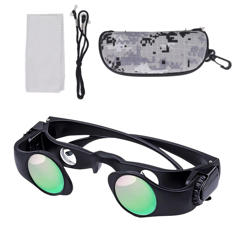 Hands Binocular Glasses, 8X Professional Binocular Glasses for Fishing, Bird Watching, Sports, Concerts, Theater, Portable Telescope Opera Glasses with 2 Polarized Lenses