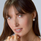Big Faux Pearl Clip On Earrings for Women - Extra Large Statement Clip Ons