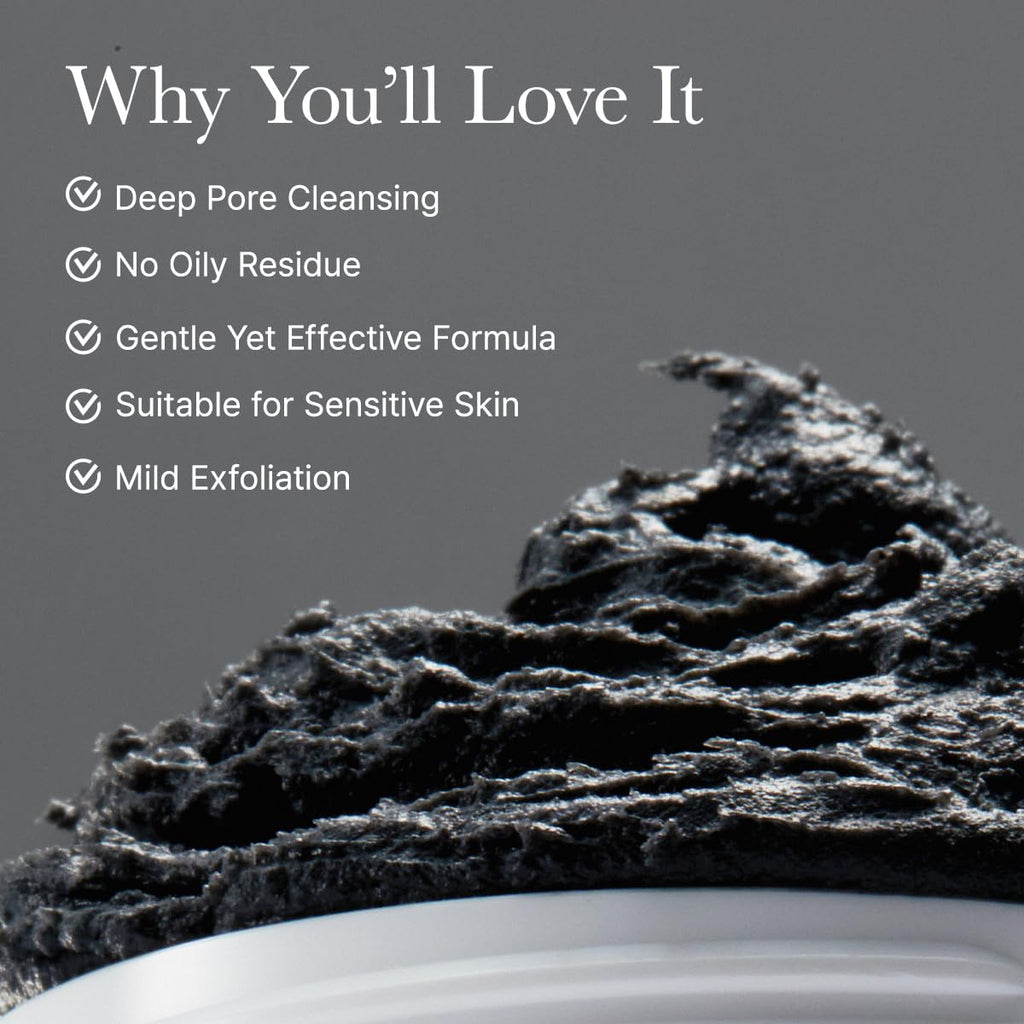 ARENCIA Black Tea Rice Mochi Face Cleanser, 120g, Pore Care, Sebum Control, Oily Skin