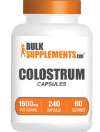 BulkSupplements.com Colostrum Capsules - Colostrum Supplement, from Bovine Colostrum - Gluten Free, 240 Capsules (Pack of 1)