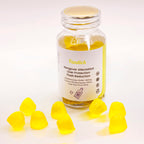 FANDICK DHM 1000 dihydromyricetin Gummies(30 Counts), Ginger Root Extract 50mg, HCI - 200mg, Black Pepper Extract 5mg, and Supplement Enhanced Electrolyte Anti Alcohol Pectin Gummies
