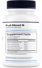 Nature's Pure Blend Ashwagandha Supplements – Organic Ashwagandha Root & Extract for Women and Men – Stress Relief, Sleep, and Mood Support – Athletic Performance & Focus Support – 60 Vegan Capsules