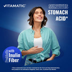 Vitamatic Lactobacillus Reuteri Complex – 22 Billion CFU per Delayed Release Capsule – 60 Capsules – Digestive & Gut Health Support – with Prebiotic Inulin Fiber (Pack of 2)