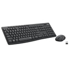 Logitech MK295 Full Size Silent Wireless Keyboard Mouse Combo - Graphite