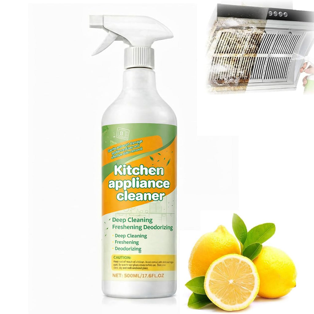 Fly Spray Clèanse Household Formula,Kitchen Appliance Cleaner Spray,Multi-Purpose Degreaser for Oven,Stove, Range Hood & Countertops, Gentle Formula for Daily Cleaning, Fresh & Easy Wipe Clean, 500 ml