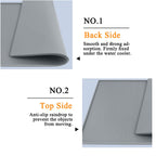 Water Dispenser Mat for Floor with Lip, 24'' x 16'', Grey
