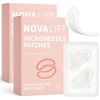 NOVALIFT Kunnozz Micro Eye Patches, Under Eye Patch for Puffy Eyes and Dark Circles, Smile Line Patches, Forehead Hydrating Anti-Wrinkle Masks for Women, 2 Boxes (3 Pairs Each)