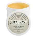 LUXGROVE® Leather & Furniture Repair Salve- Polisher, Leather Cleaner and Conditioner for Furniture - UV Protectants Help Prevent Cracking or Fading, for Car Seat, Couch, Shoe, Purse, Boot - 8oz