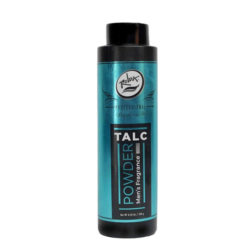 Rolda Men's Barber Talc Powder - White Talcum Powder After-shave Solution Is Highly Absorbent And Provides A Fresh, Clean Feeling After Every Shave, Helping To Calm Itchy Skin And Prevent Irritation