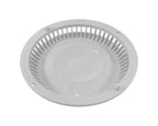 Afras Anti-Vortex White Drain Cover 7 3/8 inch - White Pool Main Grate Replacement with 2 Screws 11064W…
